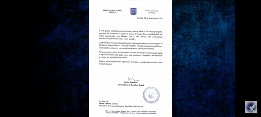 letter from Ambassadeur